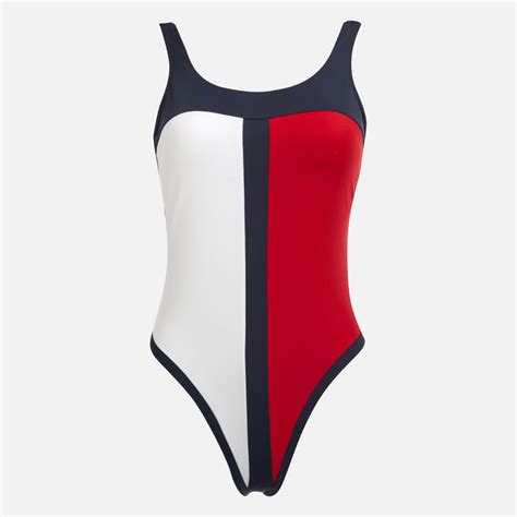 tommy hilfiger one piece bathing suit|tommy hilfiger playa string bikini.